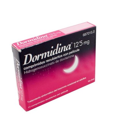 Dormidina 12.5 mg 14 comprimidos recubiertos