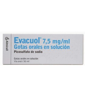 Evacuol 7.5 mg/ml gotas orales solucion 30 ml