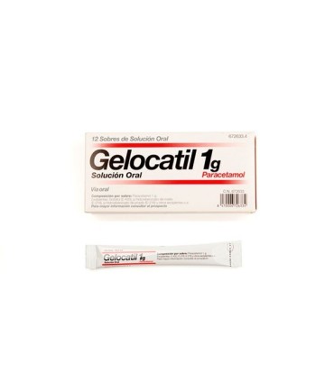 Gelocatil 1 g 10 sobres solucion oral