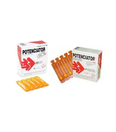 Potenciator 5 g 20 ampollas bebibles 10 ml