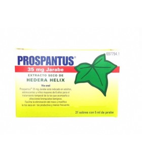 Prospantus 35 mg 21 sobres jarabe 5 ml