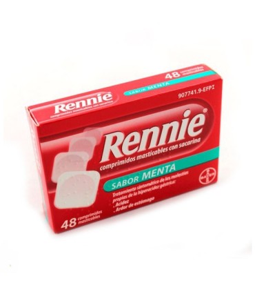 Rennie 48 comprimidos masticables c/ sacarina