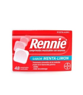 Rennie 48 comprimidos masticables c/ sacarosa