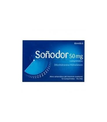 Soñodor 50 mg 10 comprimidos
