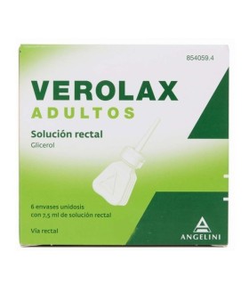 Verolax adultos solucion rectal 6 enemas