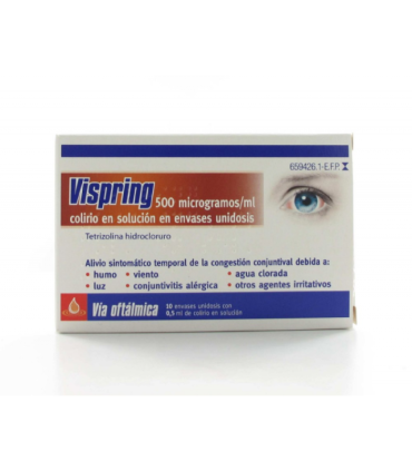 Vispring colirio monodosis 10 viales