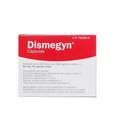 Dismegyn 4 mg 30 capsulas