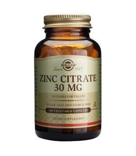 Zinc Citrato 30mg Solgar