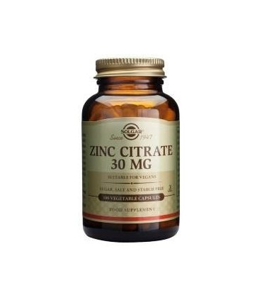 Zinc Citrato 30mg Solgar