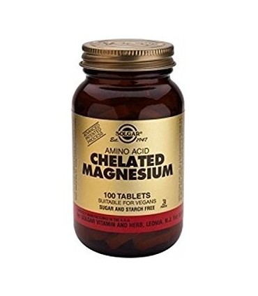 SOLGAR MAGNESIO QUELADO 100 COMP