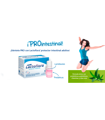 Lactoflora protector intestinal fresa 10 viales