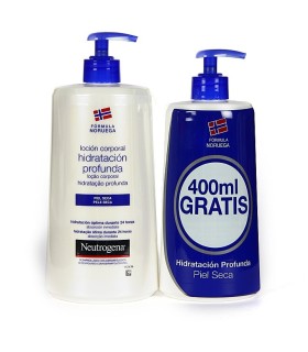 Neutrogena Loción Corporal hidratación profunda piel seca 750 + 400 ml gratis