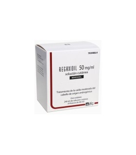 Regaxidil 50mg/ml solucion cutanea 4 frascos 60 ml