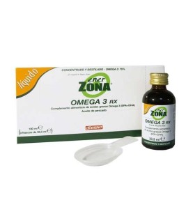 Enerzona Omega 3 RX Aceite de Pescado líquido 33,3 ml x 3 frascos