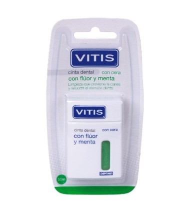 VITIS CINTA DENTAL CON FLUOR Y MENTA  50 M