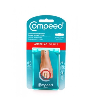 COMPEED AMPOLLAS HIDROCOLOIDE DEDOS PIES 8 U