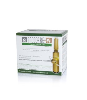 ENDOCARE C20 PROTEOGLICANOS AMPOLLAS ANTIOXIDANTES HIDRATANTES ILUMINADORAS 2 ML 30 AMPOLLAS