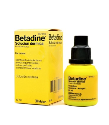 Betadine 10% solucion topica 1 frasco 50 ml
