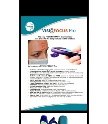 Termómetro VISIOFOCUS Pro TECHNIMED ITALY