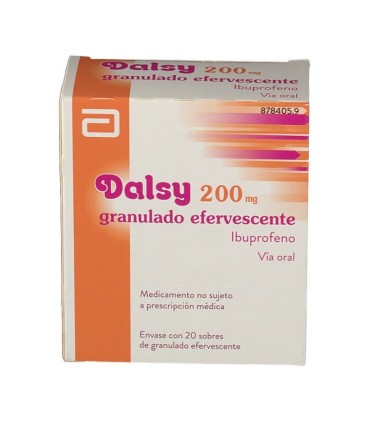 Dalsy 200 mg 20 sobres efervescentes