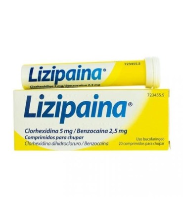 LIZIPAINA CLORHE BENZO 20 COMP PARA CHUPAR