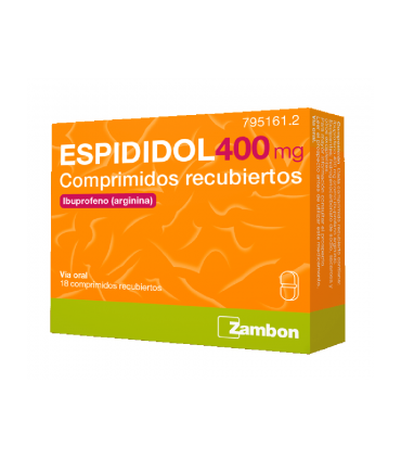 ESPIDIDOL 400 MG 18 COMPRIMIDOS RECUBIERTOS
