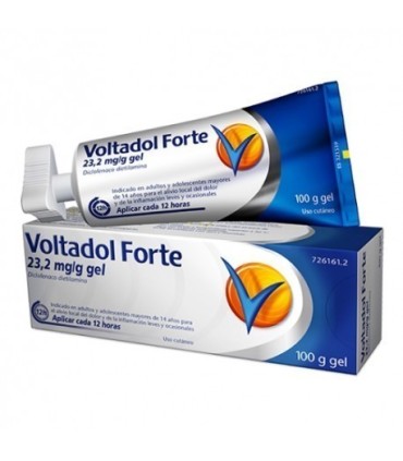 Voltadol forte 23,2 mg/g gel cutáneo 1 tubo 100g