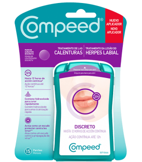 COMPEED CALENTURAS Y HERPES TOTAL CARE HIDROCOLOIDE 15 PARCHES