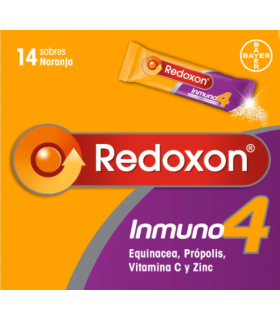 REDOXON INMUNO 4  14 SOBRES (SABOR NARANJA)