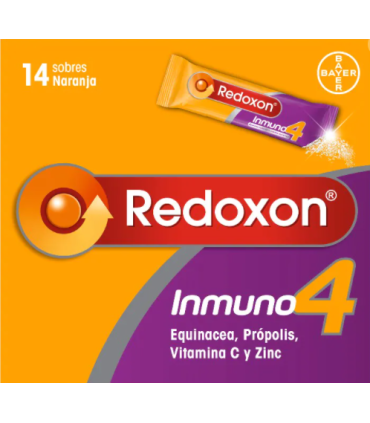 REDOXON INMUNO 4  14 SOBRES (SABOR NARANJA)
