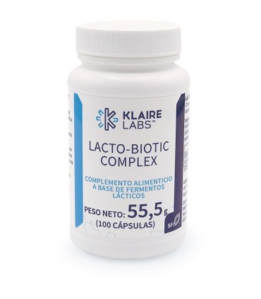 LACTO-BIOTIC COMPLEX 100CAPS. KLAIRE LABS