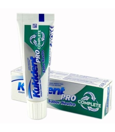 KUKIDENT PRO DOBLE ACCION CREMA ADHESIVA PARA DENTADURA POSTIZA NEUTRO 40 G