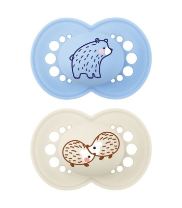 CHUPETE SILICONA MAM ORIGINAL MATT A 16+ MESES PACK DOBLE