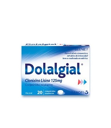 DOLALGIAL CLONIXINO LISINA 125 MG 20 COMPRIMIDOS RECUBIERTOS