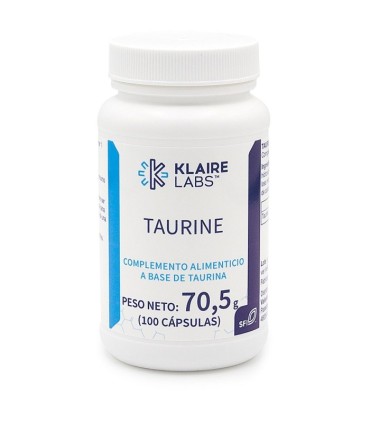 Taurina (500 mg) 100 Caps - KLAIRE LABS
