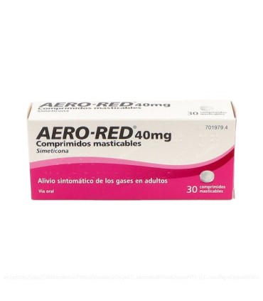 Aero red 40 mg 30 comprimidos masticables