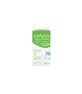 Cinfatos expectorante 2/10 mg/ml jarabe 200 ml