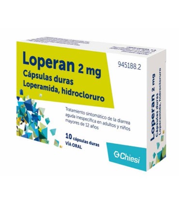 Loperan 2 mg 10 capsulas