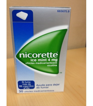 Nicorette ice mint 4 mg 30 chicles
