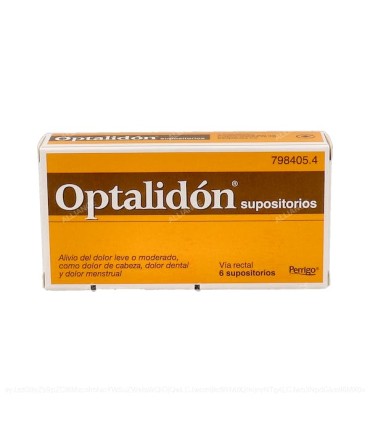 Optalidon 500/75 mg 6 supositorios