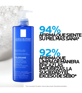 TOLERIANE CREMA-ESPUMA LIMPIADOR DOBLE HIDRATANTE PURIFICANTE  1 BOTE 400 ML