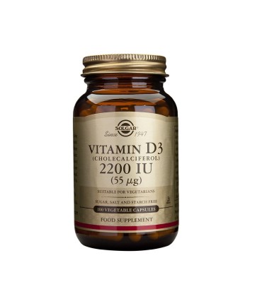 VITAMINA D3 2200 UI SOLGAR 100 CAP
