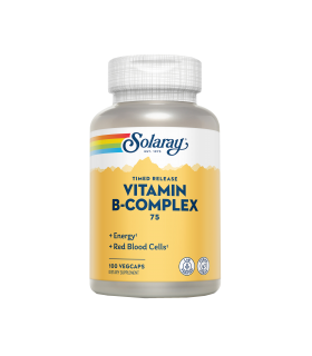 VITAMIN B COMPLEX 75 100 VEG CAPS SOLARAY