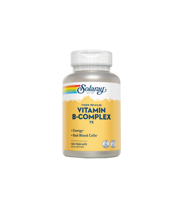 VITAMIN B COMPLEX 75 100 VEG CAPS SOLARAY