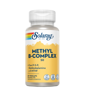 METHYL B-COMPLEX 50 SOLARAY 60 CAP