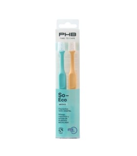 Cepillo PHB® So_Eco  medio pack 2 unidades