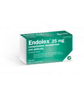 ENDOLEX 25 MG 12 COMPRIMIDOS