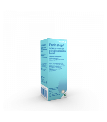FARINSTOP SPRAY SOLUCION PARA PULVERIZACION BUCAL 1 FRASCO 20 ML