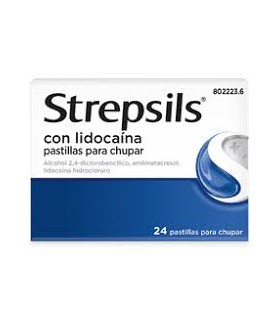 Strepsils lidocaina 24 pastillas para chupar