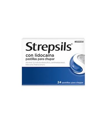 Strepsils lidocaina 24 pastillas para chupar